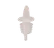 TableCraft 35C Free Flow Liquor Pourer, Clear Plastic, Collarless, BPA-Free, 12/Bag, Hand Wash Only 1 image