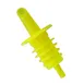 TableCraft Products 35Y Liquor Pourer – Economy Free Flow Plastic Yellow Pourer, No Collar, Ideal for Bartending 1 image