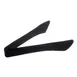 TableCraft Products 39102 - 12" Black Stainless Steel Silicone Serving Tongs, Heat-Safe 400°F 1 image