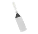 TableCraft 4100W Stainless Steel Turner - 15" OAL, 7" Rounded Blade, ABS Handle, Dishwasher Safe 1 image