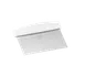 TableCraft 4103W 6" Dough Scraper, Stainless Steel Blade, White ABS Handle, Dishwasher Safe 1 image