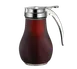 TableCraft 414 Syrup Pourer – 14oz Teardrop Glass Jar, Chrome Metal Top, Fits Rack 1371R 2 image