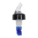 TableCraft Products 4244A Liquor Pourer – 7/8 oz Capacity, Clear Spout with Black Collar, Plastic, Sold in Dozen Packs 1 image