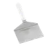 TableCraft Products 461W - 11" Turner with 4.5" x 6.25" Steel Blade, White Handle, Dishwasher Safe 1 image