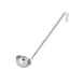 TableCraft Products 4704 - 4 oz. Stainless Steel One-Piece Ladle, Built-in Hook, Dishwasher Safe 1 image