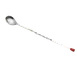 TableCraft Products 502K Bar Spoon, 12" Long Stainless Steel, Red Knob Handle, Dishwasher Safe 1 image