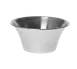 TableCraft 5064 - 6 oz Flared Stainless Steel Ramekin & Sauce Cup, Dishwasher Safe 1 image