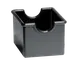 TableCraft Products 56B Sugar Packet Holder, 3-1/4" x 2-1/2" x 2" Black Plastic, Dishwasher Safe 1 image