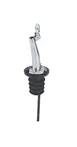 TableCraft 598P Liquor Pourer – Free Flow Stainless Steel Spout, Silver, Flip Cap, BPA‑Free, 12/Bag 1 image