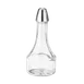 TableCraft Products 608 Oil & Vinegar Cruet Bottle, 8 oz Clear Glass, Chrome ABS Top, Dishwasher Safe 1 image