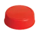 TableCraft Products 63FCAPR - Red Invertatop Squeeze Bottle Cap, 63mm, Plastic, NSF - 1/Pack 1 image