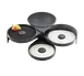 TableCraft Products 666 Margarita Glass Rimmer, 3-Tier, Black, ABS Plastic, 3 Swing-Out Trays 1 image