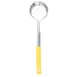 TableCraft Products 6705 Portion Control Spoon, 5 oz, Solid, Stainless Steel with Yellow Handle 1 image