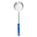 TableCraft 6708 Portion Control Spoon – 8 oz Solid Stainless Steel, Blue Handle, Dishwasher Safe 1 image