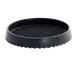 TableCraft 6BK Drip Tray – 6-1/2" Round Rubber Black, 1" Thick, Dishwasher Safe, 6-10" Size Range 1 image