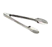 TableCraft Products 712 Utility Tongs - 12" Stainless Steel, Silver, Non-Coated, Dishwasher Safe 1 image