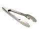 TableCraft Products 74 Utility Tongs, 9-1/2", Stainless Steel, Silver, Dishwasher Safe 1 image