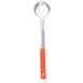 TableCraft Products 7702 Portion Control Spoon, 2 oz, Perforated Stainless Steel with Red Handle 1 image