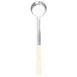 TableCraft 7703 - 3oz Perforated Portion Control Spoon Stainless Steel Beige Handle Dishwasher Safe 1 image