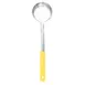 TableCraft 7705 Portion Control Spoon – 5 oz. Perforated Stainless Steel, Yellow Handle 1 image