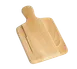 TableCraft 79K Wooden Bread Board, 13-1/2" x 7-1/2" x 3/4", 4" Handle, Knife Slot, Natural 1 image