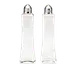 TableCraft Products 81 Salt & Pepper Shaker – 2oz, 1-1/2" Dia., 5-1/2" H, Nickel‑Plated Top, Glass 1 image