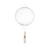TableCraft Products 89 Mesh Strainer, 10-1/4" Dia., Single Tin‑Plated Mesh, Wooden Handle, Hand Wash 1 image