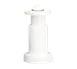 TableCraft 90ST Squeeze Bottle Cap Top - Clear/White, Made in USA, Fits 90S Condiment Dispenser 1 image