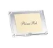 TableCraft A362 Menu Card Holder, Magnetic Acrylic 4" x 1-1/4" x 2-1/2", Dishwasher Safe, Plastic Base 1 image