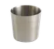 TableCraft AC885S French Fry Cup, 14 oz, 3-3/8" Dia, Brushed Stainless Steel, Dishwasher 1 image