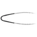 TableCraft AM3706BK Serving Tongs - 6" x 1-1/2" x 1", Stainless Black Handle, Antimicrobial, Dishwasher Safe 1 image