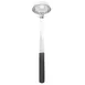 TableCraft AM5313BK 3oz Ladle, 3-3/16" x 2-3/4" x 10-7/8", 18-0 Stainless Steel, Black Handle 1 image