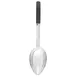 TableCraft AM5363BK Antimicrobial Serving Spoon, 8 oz, Black Handle, 18-8 Stainless Steel 1 image