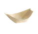 TableCraft BAMDB3 1oz Biodegradable Boat-Shaped Disposable Bowl, 3-1/2" x 2" - 50/Pack 1 image
