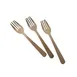 TableCraft BAMDF475 Disposable Bamboo Fork, 4-3/4" Eco-Friendly Biodegradable, 100/Pack 1 image