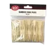 TableCraft Products BAMF35 - Bamboo Fork Picks, 3½" Length, 2"-3" Size, Wood, 100/Pack 2 image
