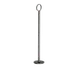 TableCraft BK1918 18" Tall Metal Number Stand, 1-4" Width, Flat Bottom, Black Powder Coat 1 image
