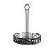 TableCraft BK2679 Caddy – Versa Rack, 7-1/4" Dia. x 10" H, Black Powder‑Coated Metal, 1 Compartment 1 image