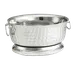 TableCraft BT1815 Tub, 5-7 Gal, 18" x 15-1/4" x 8-3/4", Oval Stainless Steel, Dishwasher Safe 1 image