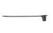 TableCraft C100TBK Sani-Cap Cap, 3-3/10"W x 3/5"D x 2/5"H, Thermoplastic/Polyethylene 1/Pack 1 image