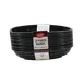 TableCraft Products C1074BK - Oval Black Plastic Basket, 9-1/4" x 6" x 1-3/4", 150°F, Safe, 12/Pack 1 image