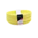 TableCraft C1074Y Yellow Oval Food Basket, 9-1/4" x 6" x 1-3/4", Heat‑Resistant Plastic, 12/Pack 1 image