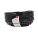 TableCraft C1084BK Fast Food Basket – Oval, 11-3/4" x 9" x 1-3/4", Black Plastic - 12/Pack 1 image