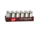 TableCraft C156-12 Salt Pepper Shaker, 3 Oz, 2‑1/8" Dia x 4‑5/8" H, Glass Jar, Steel Top - 12/Pack 1 image
