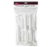 TableCraft C66238 Syrup Pump, 1 oz, 38mm Lid, 11" Dip Tube, White Plastic - 6/Pack 1 image