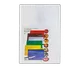 TableCraft CB1520WA - 15" x 20" White Polyethylene Cutting Board, ½" Thick, NSF 2 image