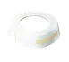 TableCraft CB23 ID Collar - Lite Island, Plastic Beige Print, Fits 48-Oz Dispenser 483/484, USA Made 1 image