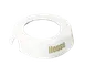 TableCraft CB3 ID Collar, Plastic with Beige “House" Print, Fits 48 oz 483/484, Made in USA 1 image
