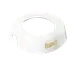 TableCraft CB6 Dispenser ID Collar - Ranch, White Plastic, Beige Print, 48 oz., Fits 483/484 1 image