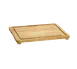 TableCraft CBW20161L 20" x 16" Wood Cutting Board – 1-5/8" Thick, Rectangular, Integrated Channel, Legs 1 image
